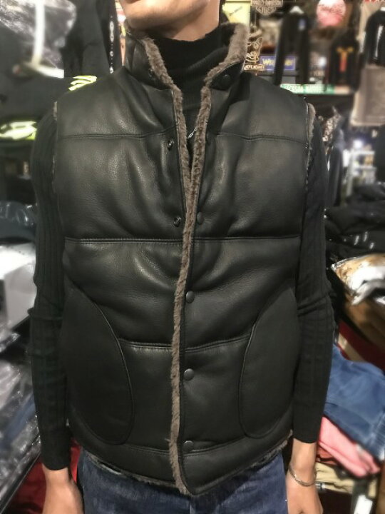 未使用 Fujimoto フジモト ORGANIC DEERSKIN REVERSIBLE VEST FJ25S-43  