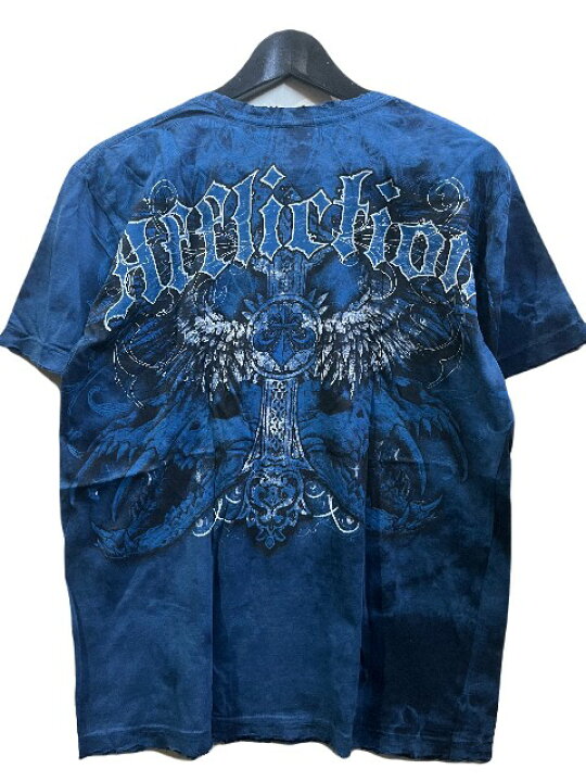 楽天市場】AFFLICTION/アフリクション Tシャツ クロス blue 