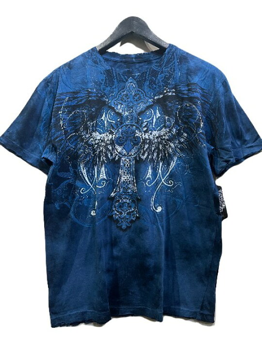 楽天市場】AFFLICTION/アフリクション Tシャツ クロス blue 