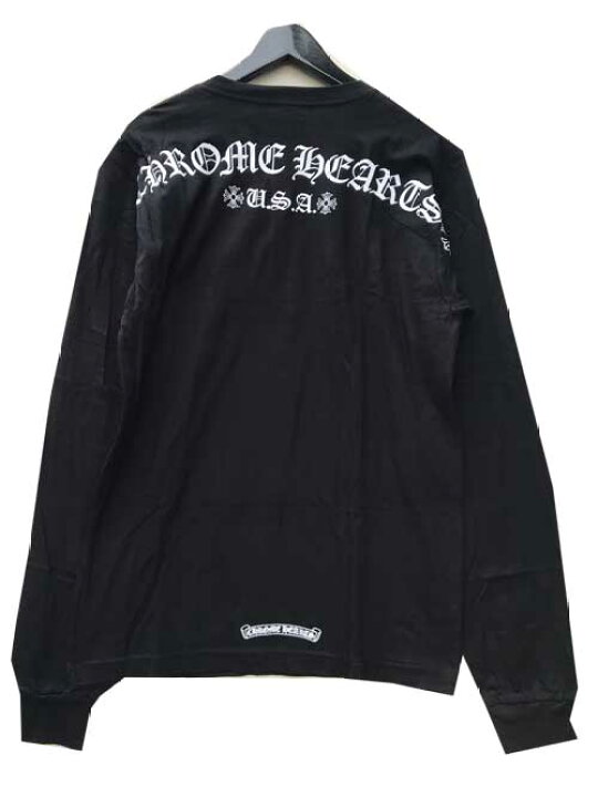 楽天市場】CHROME HEARTSクロムハーツUSAロングスリーブTシャツblack 