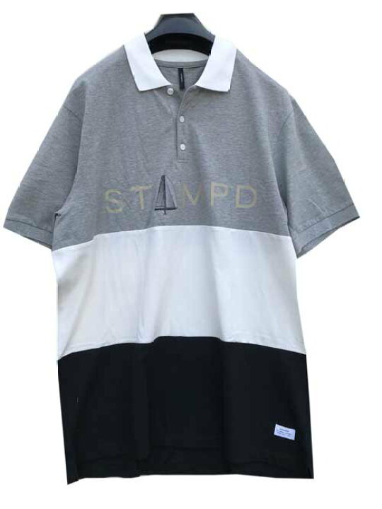 楽天市場】STAMPDスタンプドSAIL POLO greyオーバーサイズポロ 