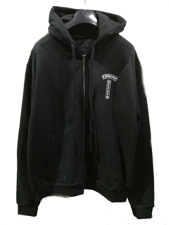 楽天市場】CHROME HEARTSクロムハーツCH USAジップパーカー black fuck 