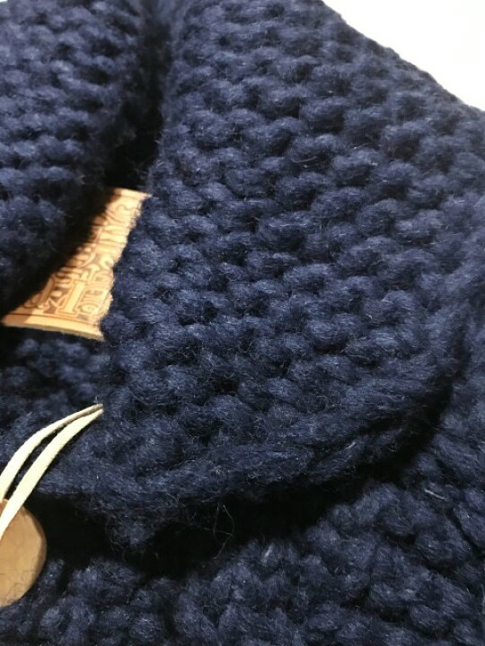 楽天市場】再入荷KANATA/カナタカウチンセーターケーブルカーデ ボタン 