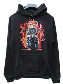 DOM REBEL/ドムレーベルRIDER HOODIE　blackパーカー