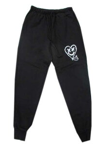 DOM REBEL/�h�����[�x��LOVERBOY JOGGING PANTS�@black�@�X�F�b�g�p���c