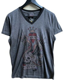 ED HARDY /エドハーディー N.Y.C Vネック Tシャツ　H.G