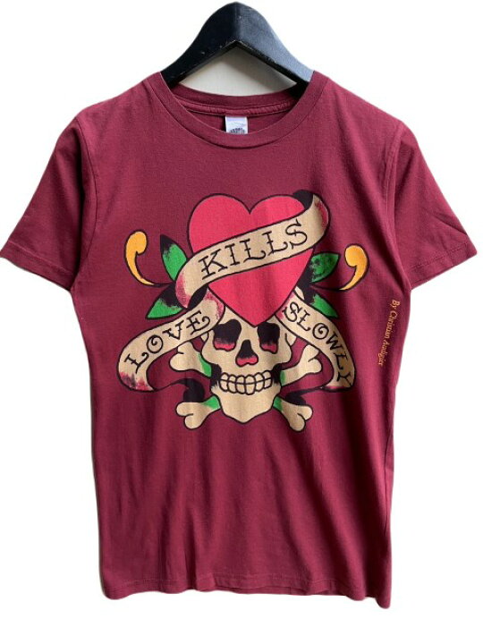楽天市場】ED HARDY/エドハーディーラブキルTシャツ BURGUNDY 