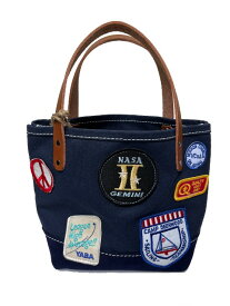 HERITAGE LEATHER　ヘリテイジレザーVINTAGE PATCH MINI トートバッグ　navy/navy suede