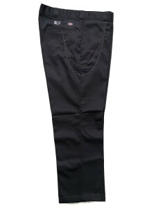38�T�C�Y�@HTC�G�C�`�e�B�[�V�[Dickies 874Pants DOUBLE CHAIN black