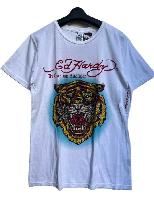 楽天市場】ED HARDY/エドハーディー ラインストーンTEE NEW TIGER 