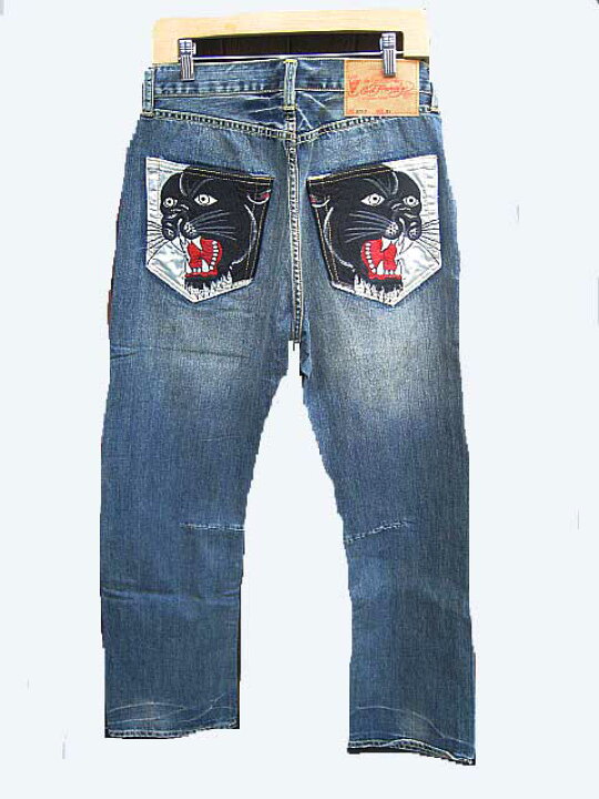 楽天市場】ED HARDY/エドハーディーデニム ブラックパンサー 