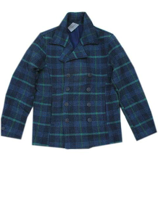 楽天市場】INFLUENCEインフルエンスチェックPコートnavy/green 