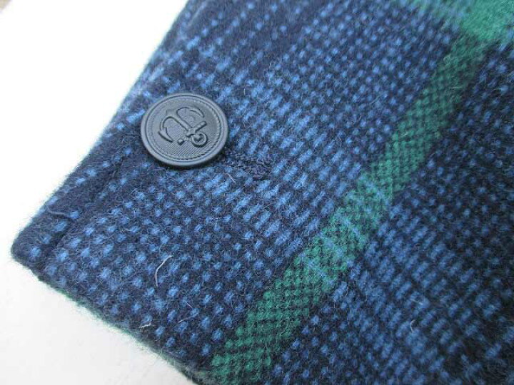 楽天市場】INFLUENCEインフルエンスチェックPコートnavy/green 