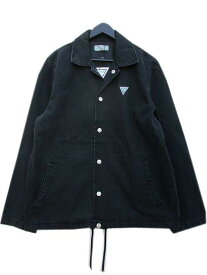 GUESS GREEN LABELゲスグリーンレーベルRIGID DENIM COACK JKT black