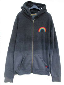 AVIATOR NATIONアビエーターネーションFaded Rainbow Embroidery - Zip Hoodie
