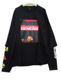 NCS NOT COMMON SENSEノットコモンセンスGENEESIS LAYERED L/S TEE　black