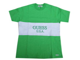 GUESS GREEN LABELゲスグリーンレーベル2 Tone Lime Tee lime green