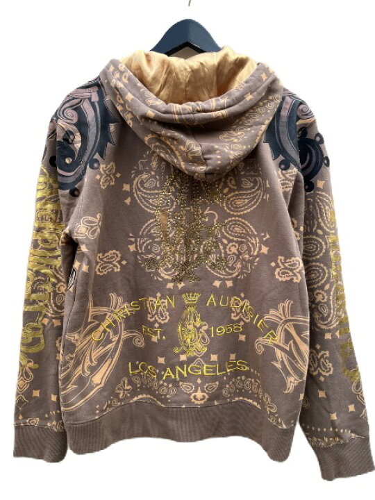楽天市場】CHRISTIAN AUDIGIERラインストーンZIP UP HOOD クリスチャン 