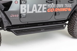 Go Rhino �S�[���C�m�W�[�v JEEP JL �����O���[Dominator D1 Sliders �h�~�l�[�^�[ D1 �X�e�b�v2�h�A�� 4 �h�A�� ��������