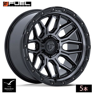 Fuel Off Road �t���[�G���I�t���[�h �z�C�[�� FC881 SURGE | GLOSS BLACK MACHINED W/ GRAY TINT ( 5�{ )