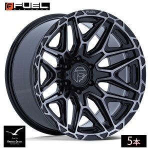 Fuel Off Road �t���[�G���I�t���[�h �z�C�[�� FC885 INJECTOR | GLOSS BLACK MACHINED FACE W/ DARK TINT ( 5�{ )