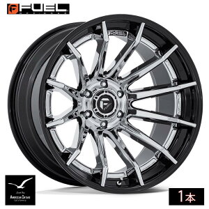 Fuel Off Road t[GIt[h zC[ FC403 BURN | CHROME W/ GLOSS BLACK LIP ( 1{ )