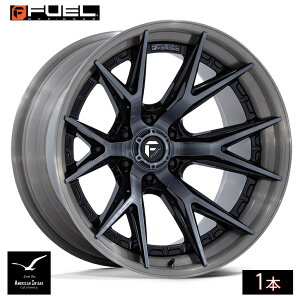 Fuel Off Road �t���[�G���I�t���[�h �z�C�[�� FC402 CATALYST | GLOSS BLACK BRUSHED DARK TINT ( 1�{ )