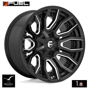 Fuel Off Road �t���[�G���I�t���[�h �z�C�[�� D711 RAGE | GLOSS BLACK MILLED ( 1�{ )