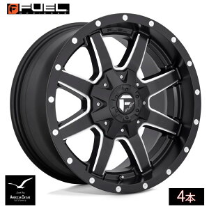 Fuel Off Road t[GIt[h zC[ D538 MAVERICK | MATTE BLACK MILLED - 16?20C` ( 4{ )