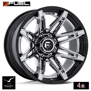 Fuel Off Road t[GIt[h zC[ FC401 BRAWL | CHROME W/ GLOSS BLACK LIP ( 4{ )