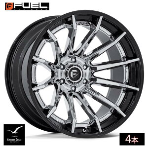 Fuel Off Road t[GIt[h zC[ FC403 BURN | CHROME W/ GLOSS BLACK LIP ( 4{ )