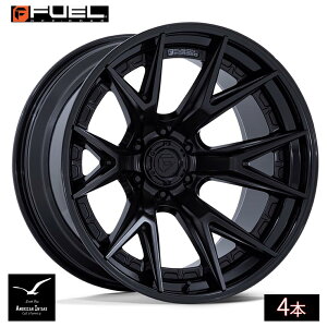 Fuel Off Road �t���[�G���I�t���[�h �z�C�[�� FC402 CATALYST | MATTE BLACK W/ GLOSS BLACK LIP ( 4�{ )