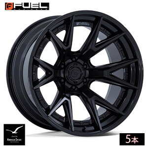 Fuel Off Road �t���[�G���I�t���[�h �z�C�[�� FC402 CATALYST | MATTE BLACK W/ GLOSS BLACK LIP ( 5�{ )