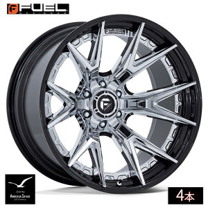 Fuel Off Road t[GIt[h zC[ FC402 CATALYST | CHROME W/ GLOSS BLACK LIP ( 4{ )