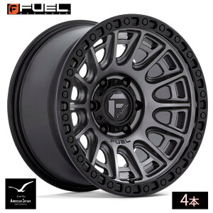 Fuel Off Road �t���[�G���I�t���[�h �z�C�[�� D835 CYCLE | MATTE GUNMETAL W/ BLACK RING ( 4�{ )