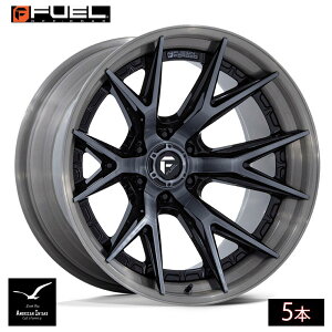 Fuel Off Road �t���[�G���I�t���[�h �z�C�[�� FC402 CATALYST | GLOSS BLACK BRUSHED DARK TINT ( 5�{ )