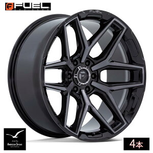 Fuel Off Road �t���[�G���I�t���[�h �z�C�[�� FLUX | GLOSS BLACK BRUSH FC GRAY DDT ( 4�{ )