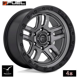 Fuel Off Road �t���[�G���I�t���[�h �z�C�[�� D701 AMMO | MATTE GUN METAL BLACK BEAD RING ( 4�{ )