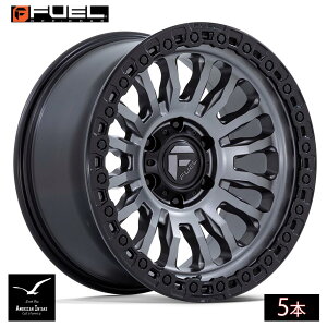 Fuel Off Road �t���[�G���I�t���[�h �z�C�[�� FC857 RINCON | MATTE GUNMETAL W/ M-BLACK LIP ( 5�{ )