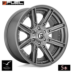 Fuel Off Road �t���[�G���I�t���[�h �z�C�[�� D710 ROGUE PLATINUM | BRUSHED GUN METAL TINTED CLEAR ( 5�{ )