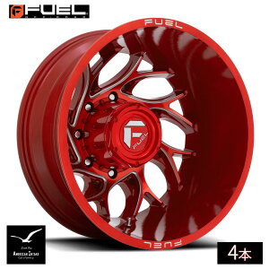 Fuel Off Road �t���[�G���I�t���[�h �z�C�[�� D742 RUNNER | CANDY RED MILLED ( 4�{ )