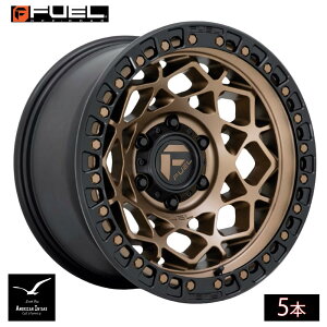Fuel Off Road �t���[�G���I�t���[�h �z�C�[�� D785 UNIT | BRONZE W/ MATTE BLACK RING ( 5�{ )