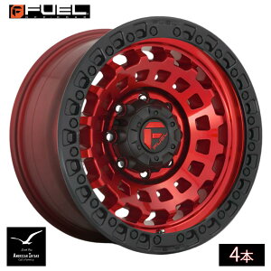 Fuel Off Road �t���[�G���I�t���[�h �z�C�[�� D632 ZEPHYR | CANDY RED BLACK BEAD RING ( 4�{ )