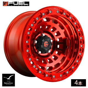 Fuel Off Road t[GIt[h zC[ D100 ZEPHYR BEADLOCK | CANDY RED ( 4{ )