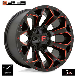 Fuel Off Road フューエルオフロード ホイール D787 ASSAULT | MATTE BLACK RED MILLED ( 5本 )