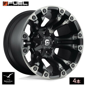 Fuel Off Road �t���[�G���I�t���[�h �z�C�[�� D851 VAPOR | MATTE BLACK GRAY TINT ( 4�{ )