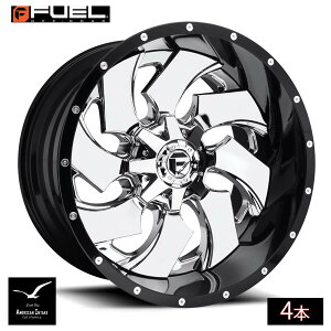 Fuel Off Road t[GIt[h zC[ D240 CLEAVER | CHROME PLATED GLOSS BLACK LIP ( 4{ )