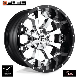 Fuel Off Road t[GIt[h zC[ D246 ASSAULT | CHROME PLATED GLOSS BLACK LIP ( 5{ )