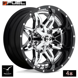 Fuel Off Road t[GIt[h zC[ D266 LETHAL | CHROME PLATED GLOSS BLACK LIP ( 4{ )