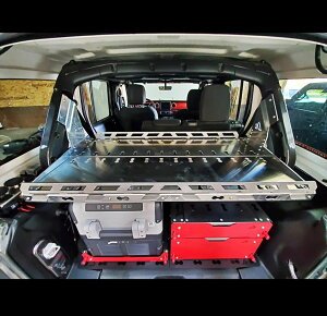 【アメリカン アドベンチャーラボ】ジープ JEEP JL ラングラー M.A.S.S. カーゴシェルフ カーゴラックレール部のみスペシャルオーダー色